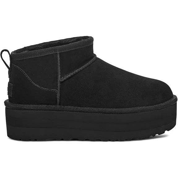 UGG（アグ） ブーツ 厚底 Classic Ultra Mini Platform ブラック