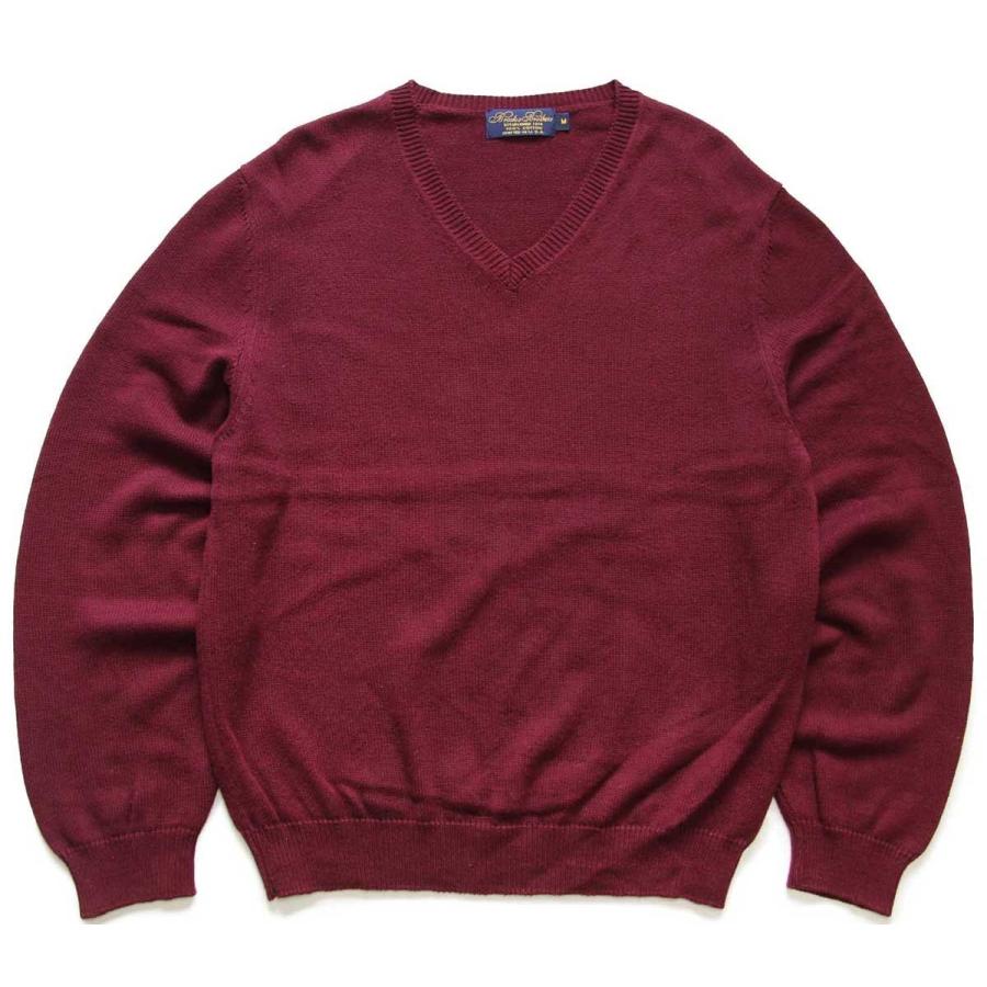 BROOKS BROTHERS（ブルックスブラザーズ） 90s USA製 Vネック コットン