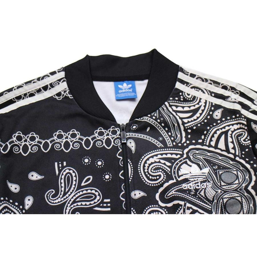 adidas（アディダス） トルコ製 トレフォイル ロゴ刺繍 ペイズリー柄