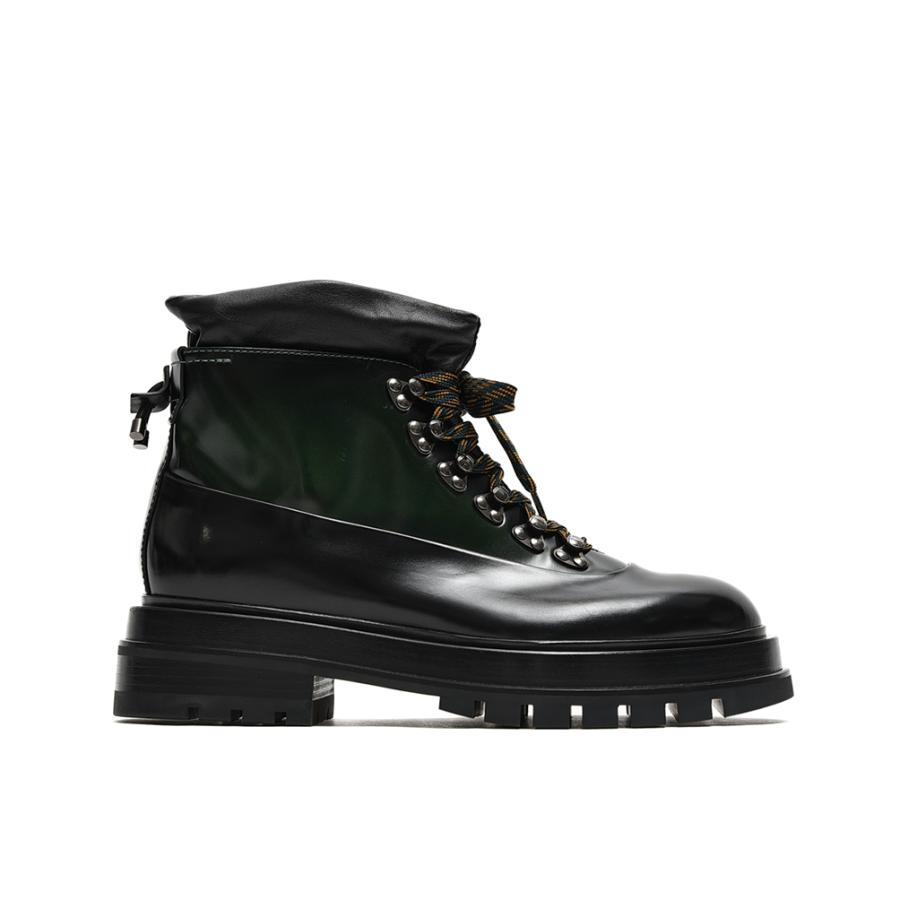 SANTONI（サントーニ） サントーニ / レザーバイカラーレースアップ