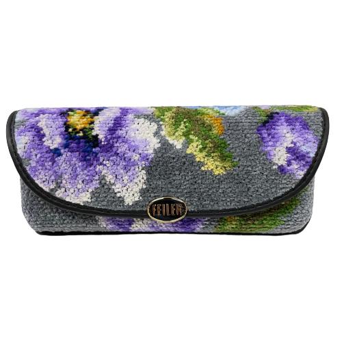feiler（フェイラー） メガネケース 眼鏡ケース アメジストブルーム