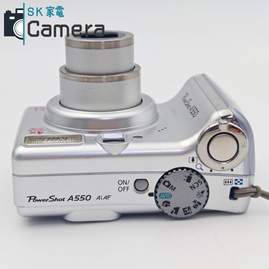 中古】 Canon PowerShot A550 キャノン パワーショット 単三電池で動き