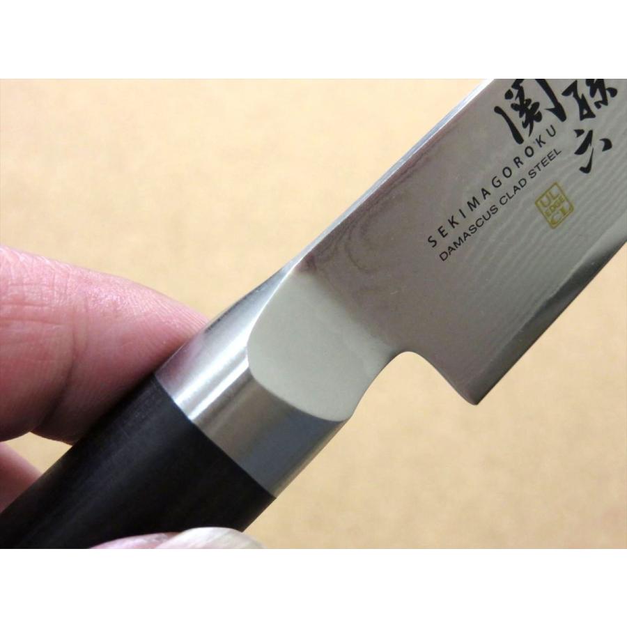 関孫六 包丁 ペティナイフ 12cm (120mm) 関の刃物 貝印 ダマスカス 33