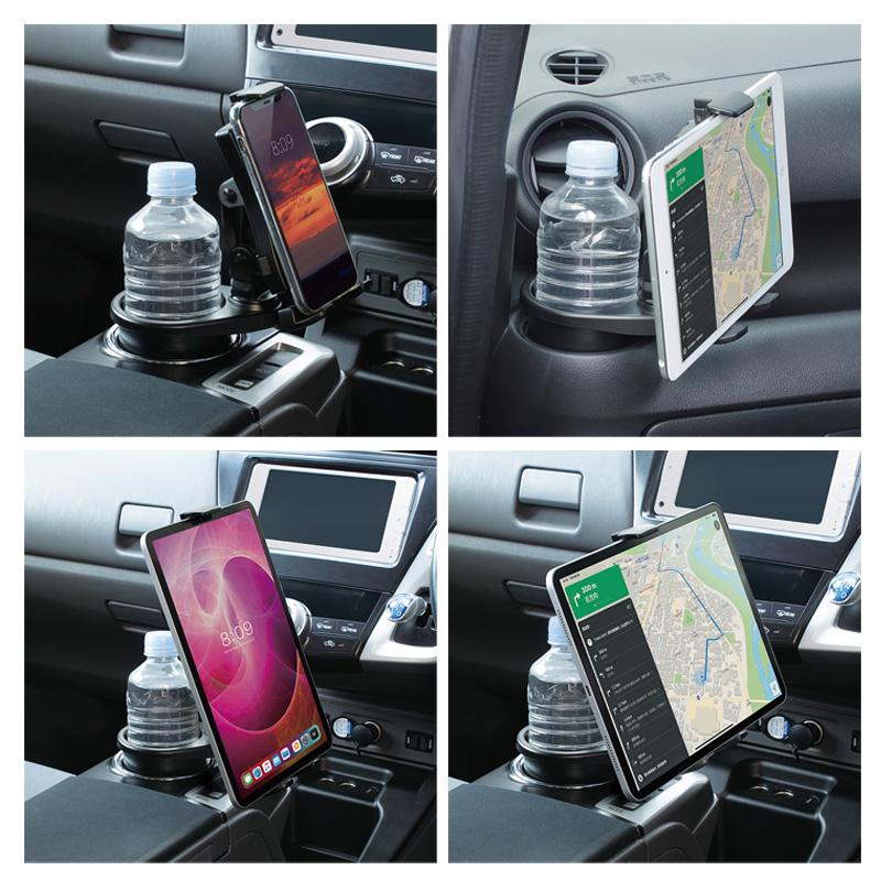 槌屋ヤック ZE-47 YAC ZIONE ドリンクインタブレットホルダー ドリンク