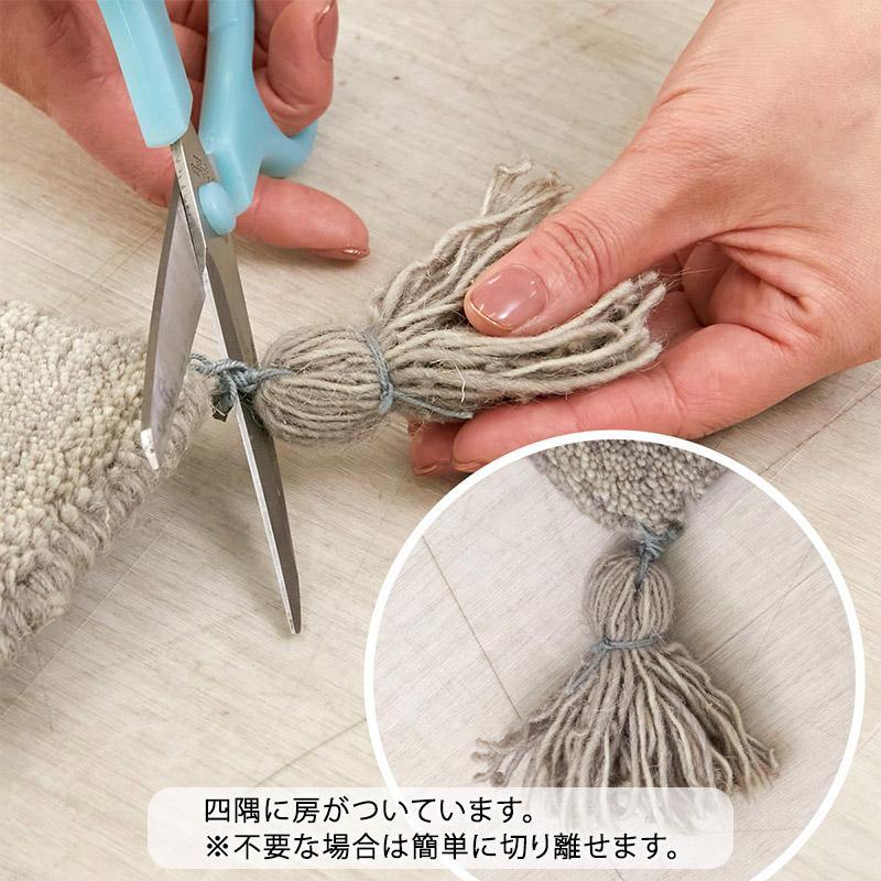 ラグ カーペット ギャッベ ギャベ 120×180 ウール 羊 手織り 北欧