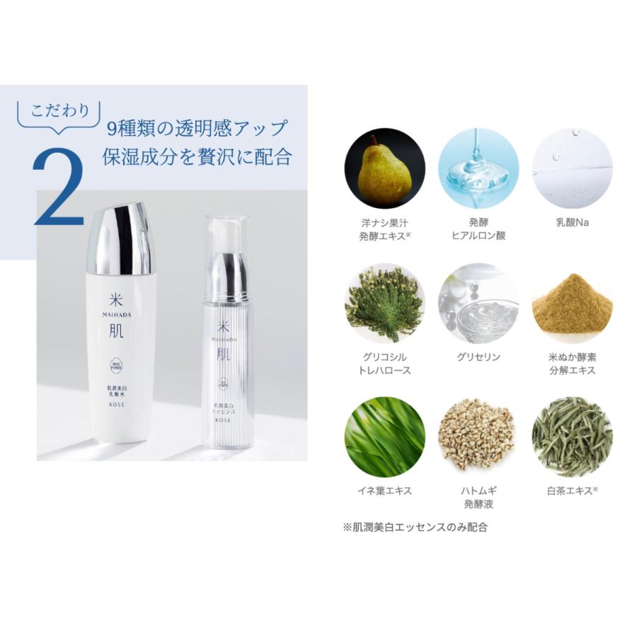 米肌（MAIHADA） KOSE コーセー 肌潤美白 潤い美白体感セット ライス