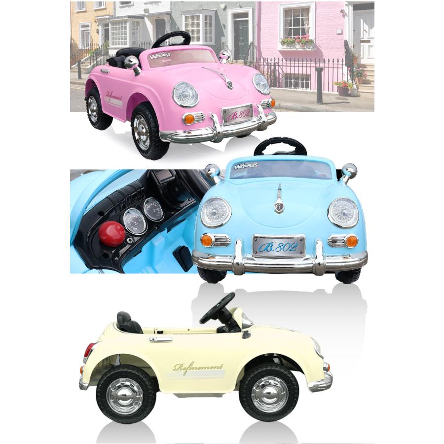 ドイツオールドタイプ ポルシェ クラシックカー風子供用乗用車 ドイツ