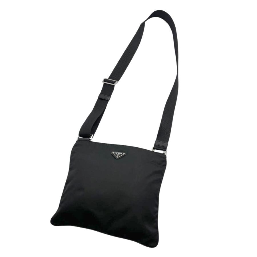 PRADA（プラダ） 斜めがけショルダーバッグ マチ無し テスートナイロン