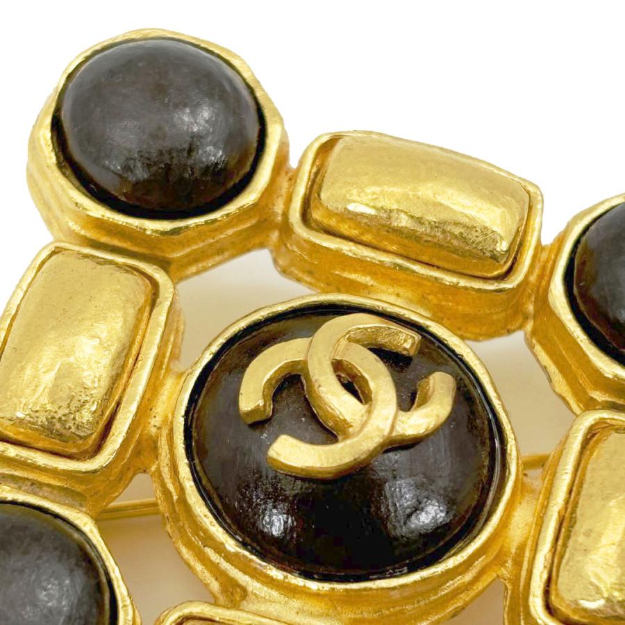 CHANEL（シャネル） ヴィンテージブローチ ココマーク カラーストーン