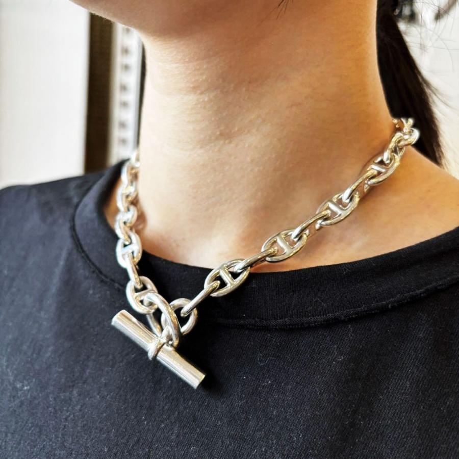 HERMES（エルメス） 磨き済み ネックレス シェーヌダンクルMM 36コマ