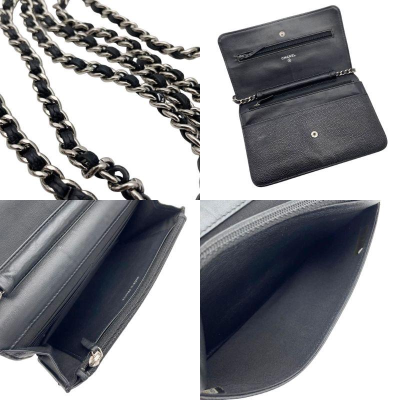 CHANEL（シャネル） チェーンウォレット ココマーク キャビアスキン