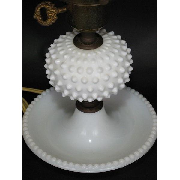 アンティーク FENTON フェントン ホブネイル スタンドライト 卓上照明