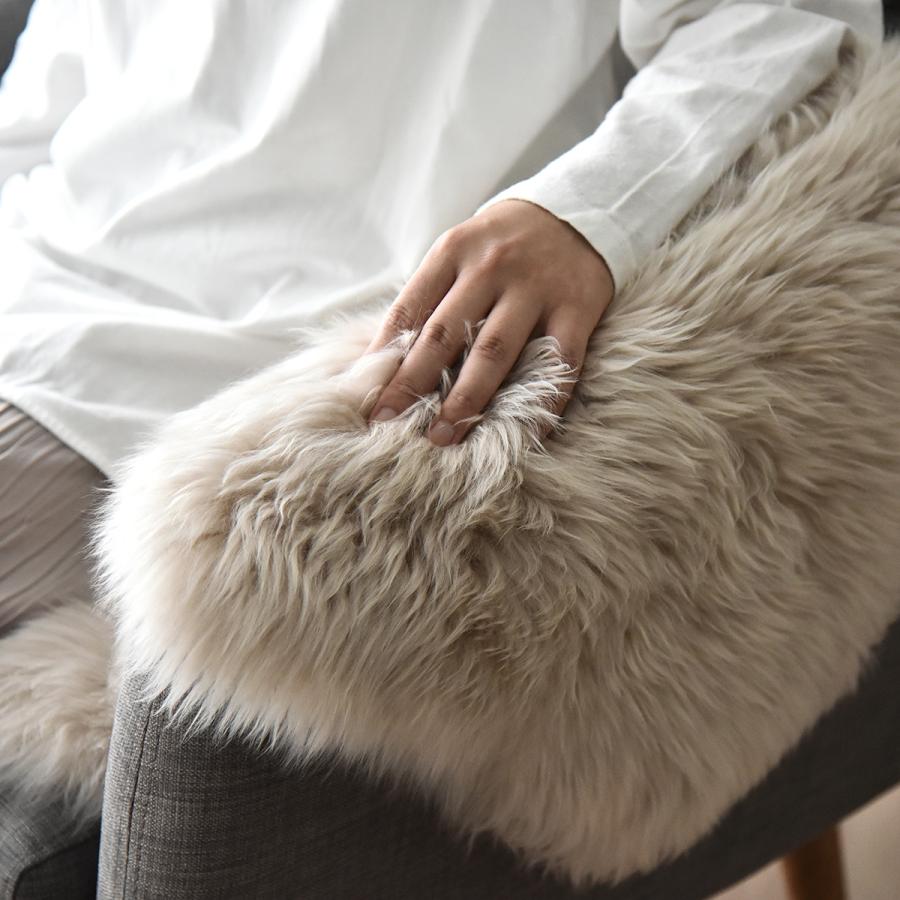 スリープテイラー ムートンラグ ラグ 高級天然 本革 60×90cm 厚手