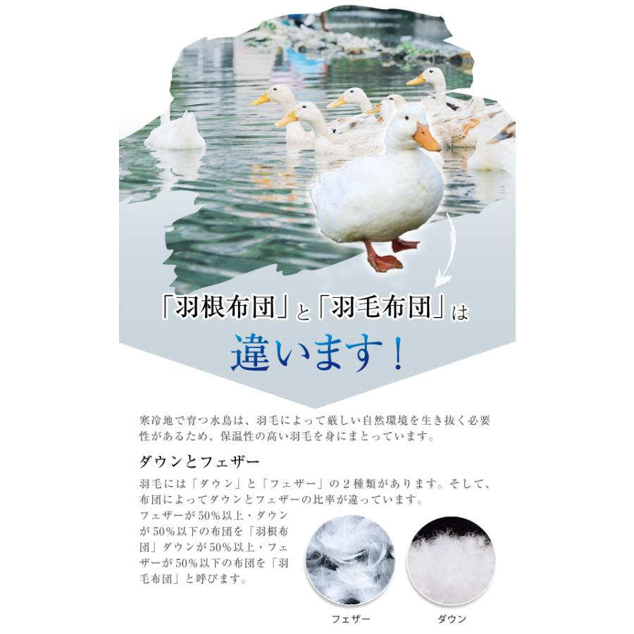掛け布団 羽根肌掛け布団 送料無料 シングルロング 150×210cm（NS7-SL