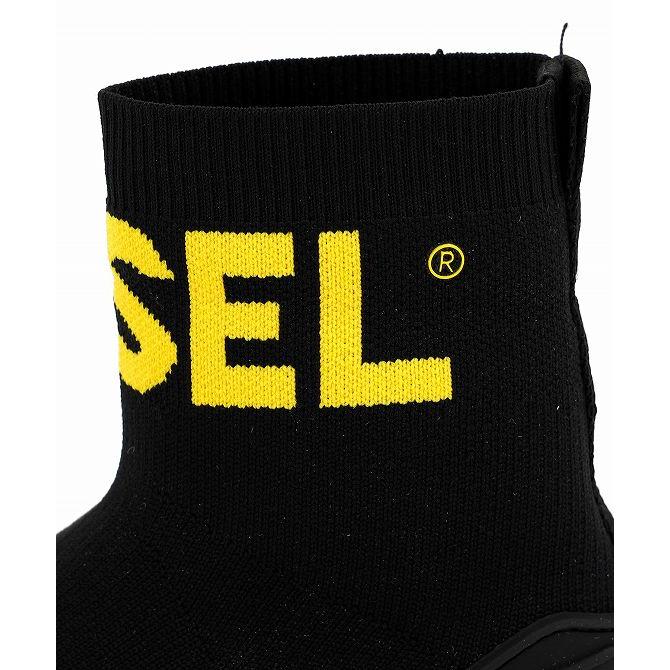 DIESEL（ディーゼル） ロゴプリントハイカットソックススニーカー 靴