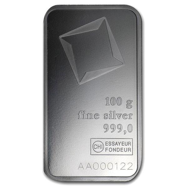 純銀 インゴット『スイス ヴァルカンビ インゴット シルバーバー 100g