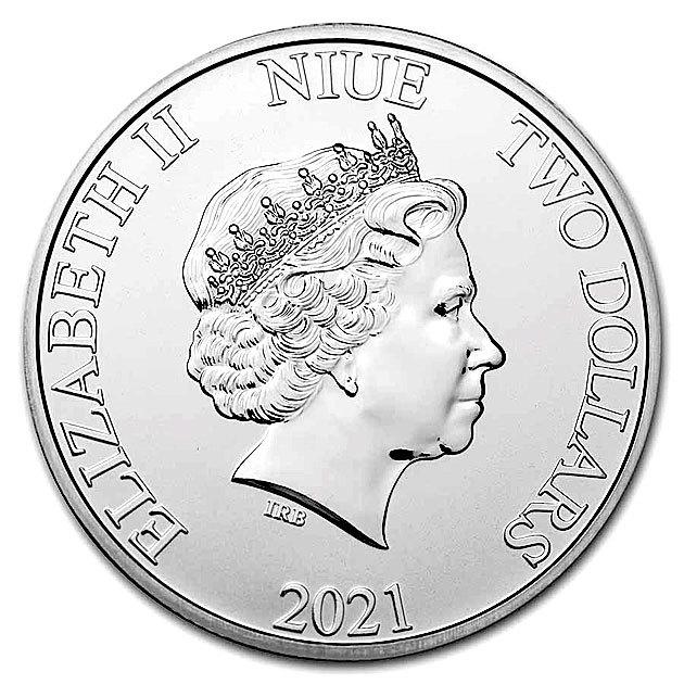 スター・ウォーズ ミレニアム・ファルコン銀貨 1オンス 2021年製