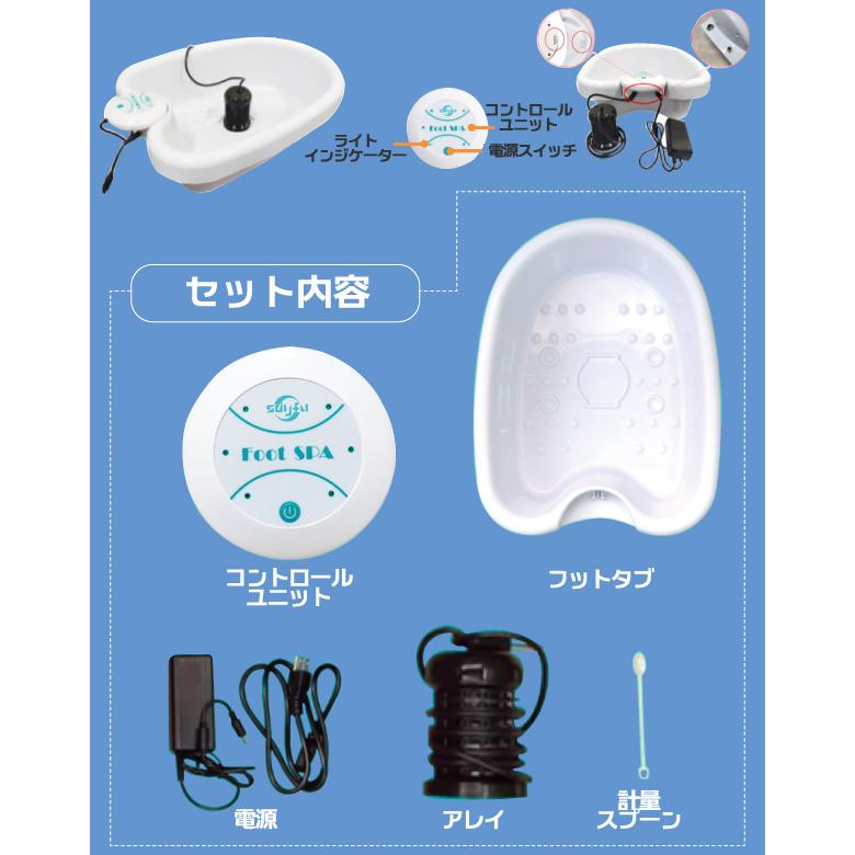 フットバス 足湯 スパテクノ イオンデトックスフットスパ 浴槽ビニール