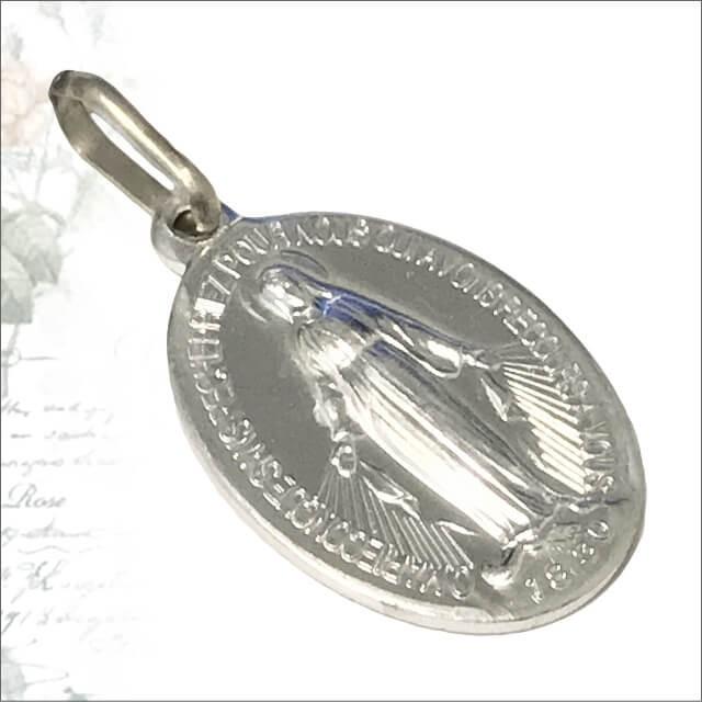 Mサイズ銀色アルミ 不思議のメダイ パリ奇跡のメダイユ教会正規品