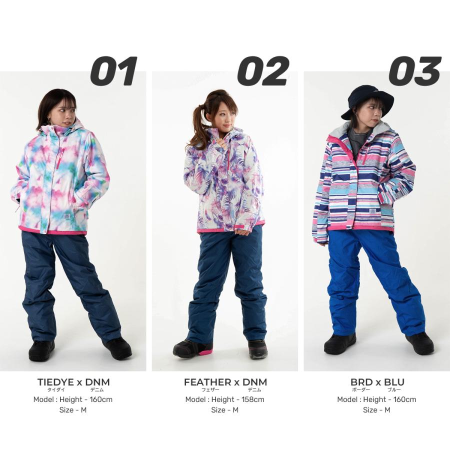 スキーウェア レディース 上下セット スキー スノボウェア スノボー