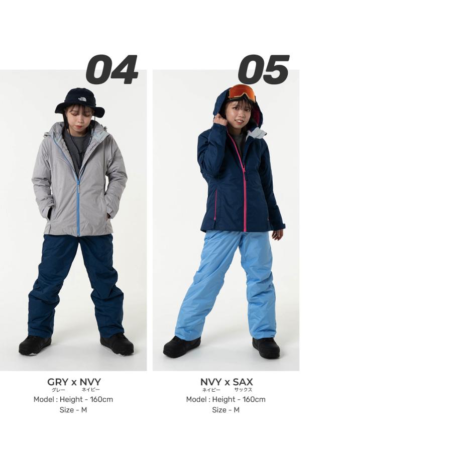 スキーウェア レディース 上下セット スキー スノボウェア スノボー