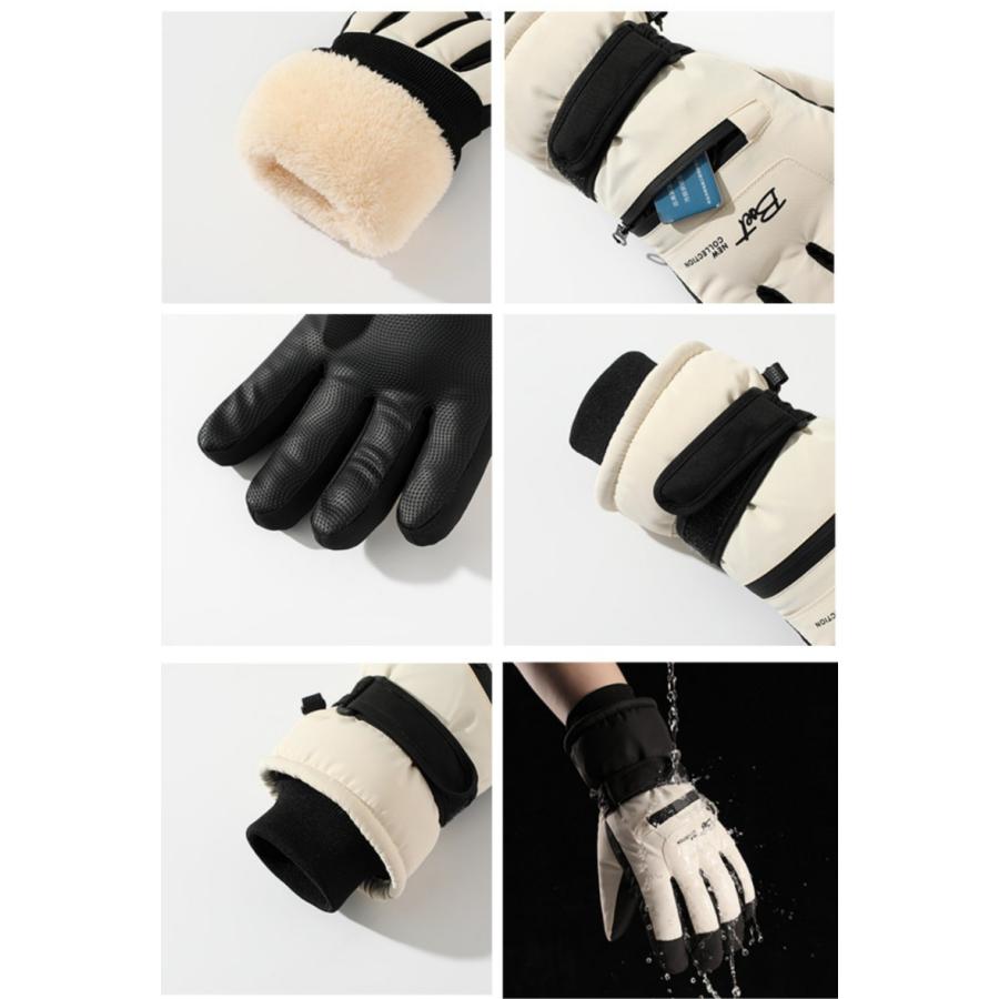 スキー ゴーグル 手袋 2点セット スノーボード スノボ レディース