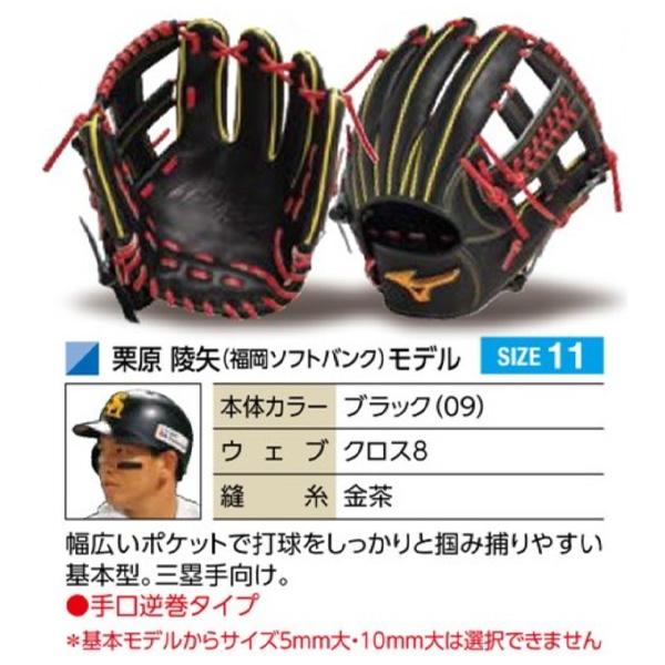 MIZUNO（ミズノ） ミズノプロ/オーダーグラブ/軟式グローブ/栗原陵矢
