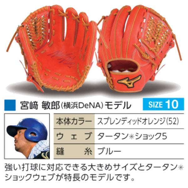 MIZUNO（ミズノ） ミズノプロ/オーダーグラブ/軟式グローブ/宮崎敏郎