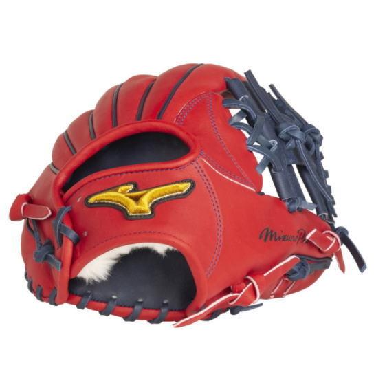 Mizuno Pro ミズノプロ グローブ 野球 軟式 内野 シモンズ型 レッドxD