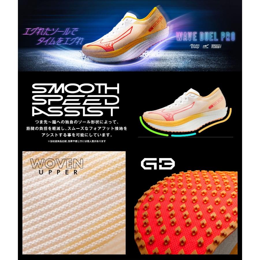 MIZUNO（ミズノ） ランニングシューズ ウェーブデュエル プロ PRO