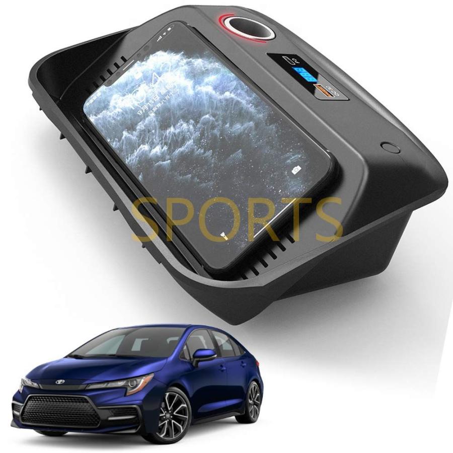 車載 ワイヤレス充電器 トヨタ(Toyota)カローラ 2019-2025専用 15W Qi