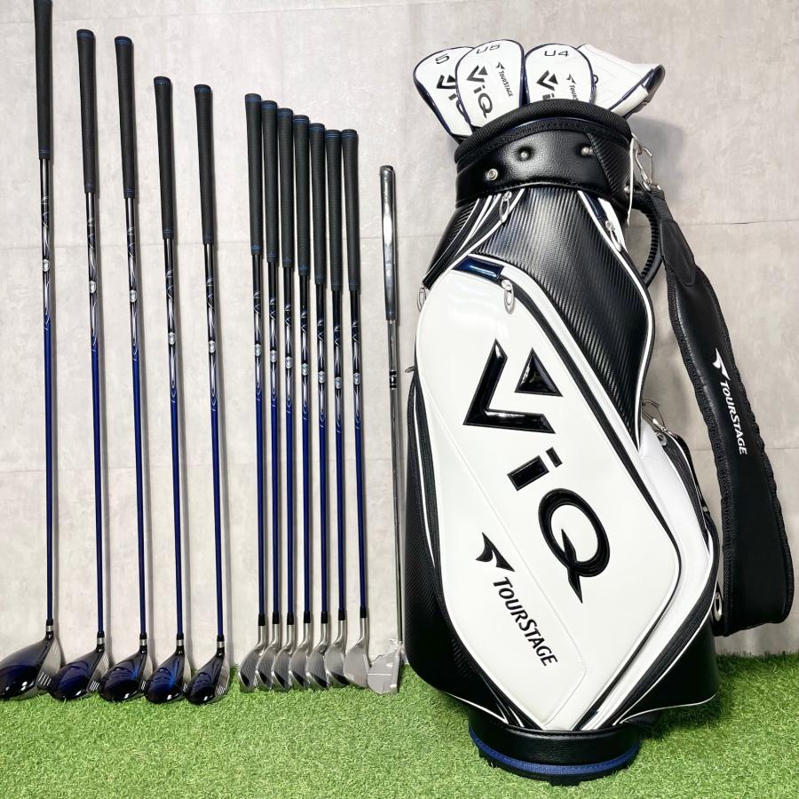 美品】TOURSTAGE ツアーステージ ViQ 現行モデル ゴルフクラブセット