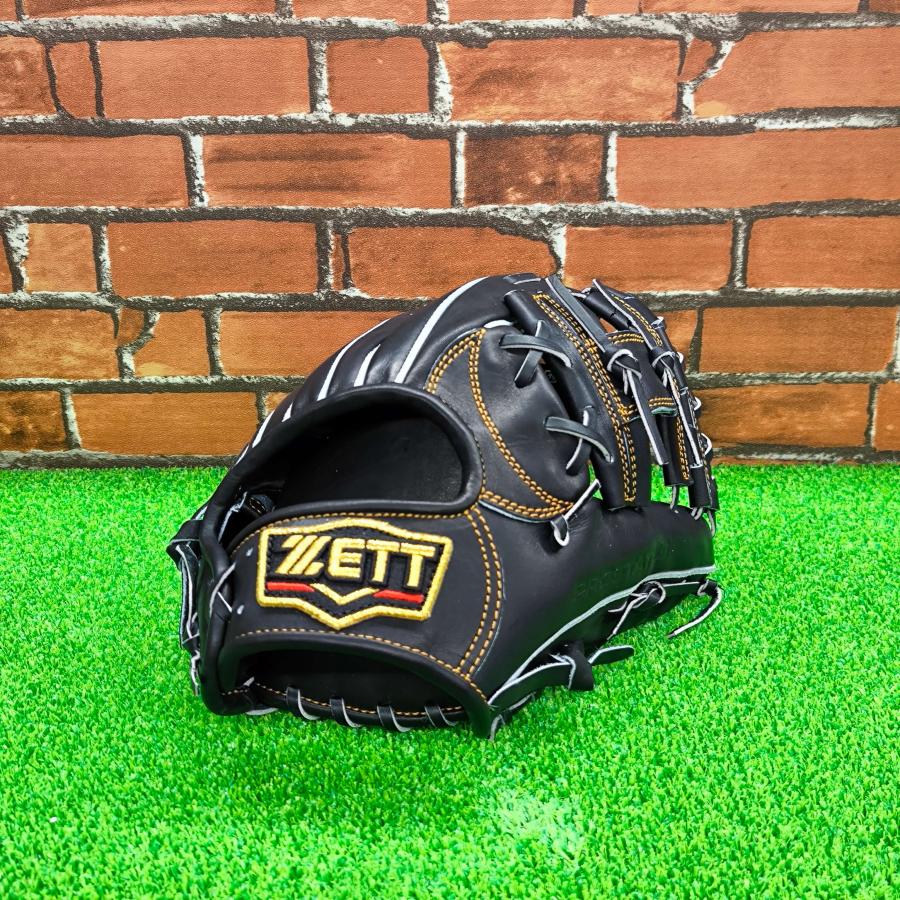 即戦力！！ZETT ブラック オーダー硬式グローブ 即戦力！！ZETT