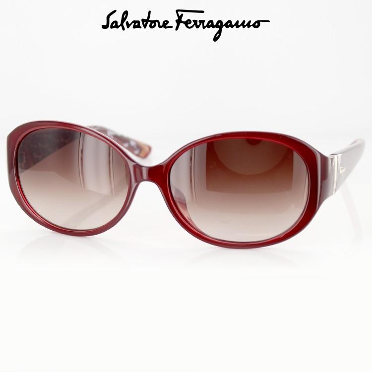 サングラス フェラガモ SF683SA 624 57サイズ オーバル パールレッド