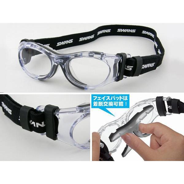 SWANS（スワンズ） スポーツゴーグル SVS-700N-BLK アイガード キッズ