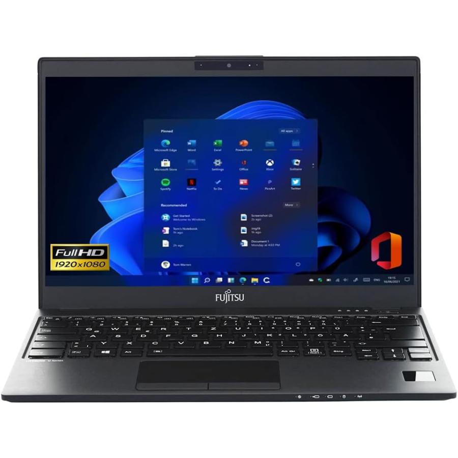LIFEBOOK U 極軽極薄FUJITSU U937 □MS Office 2021/ Win11/FHD