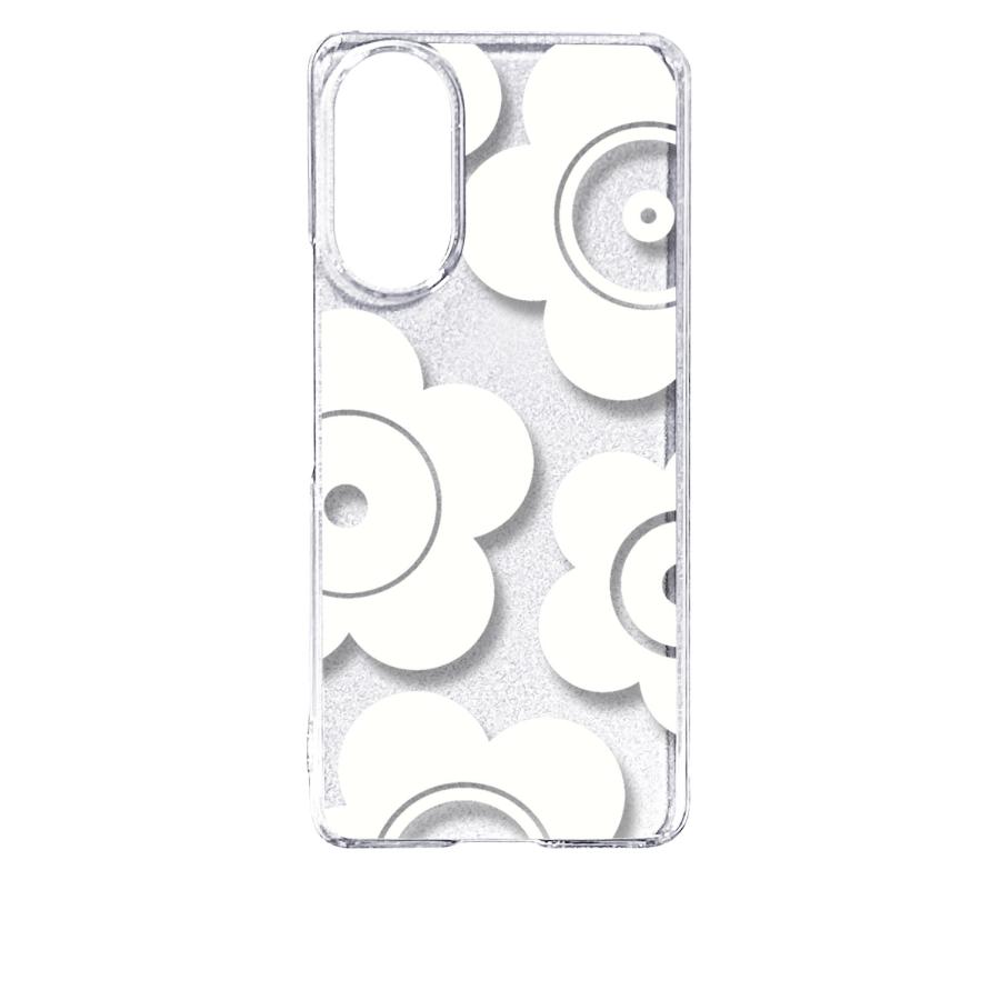 あんしんファミリースマホ A303ZT クリア ハードケース t026-ホワイト