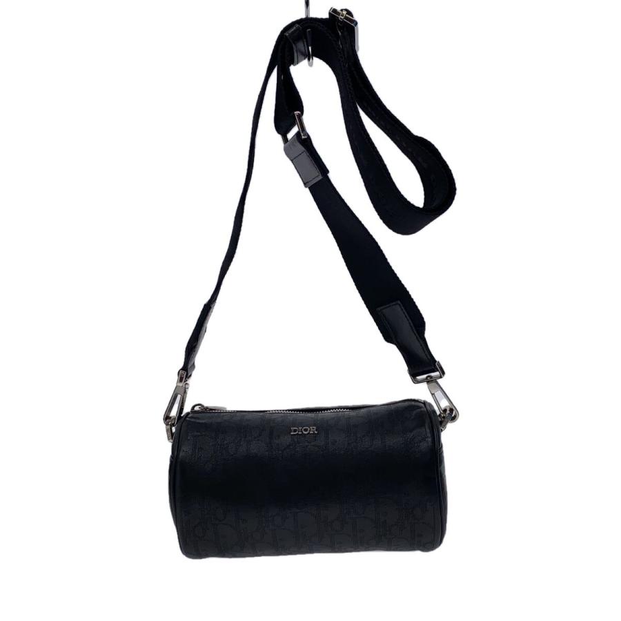 Christian Dior◇ショルダーバッグ/レザー/BLK/03-BO-0290