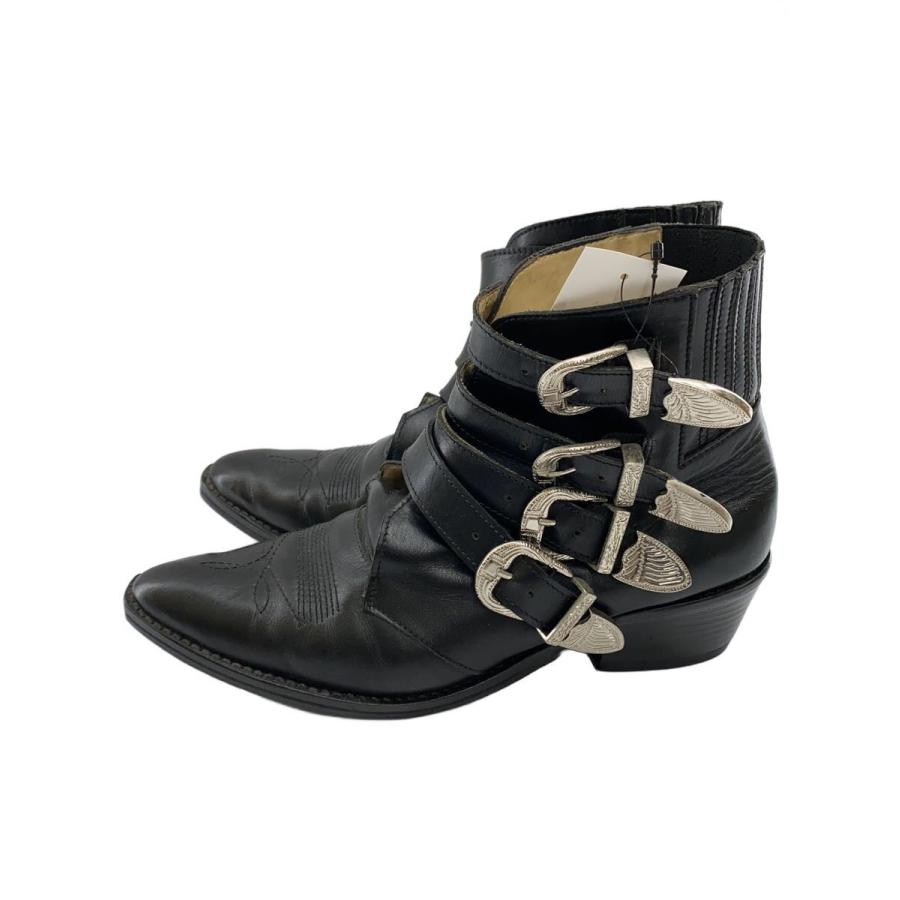 TOGA PULLA◇ショートブーツ/38/BLK : セカンドストリートYahoo!店