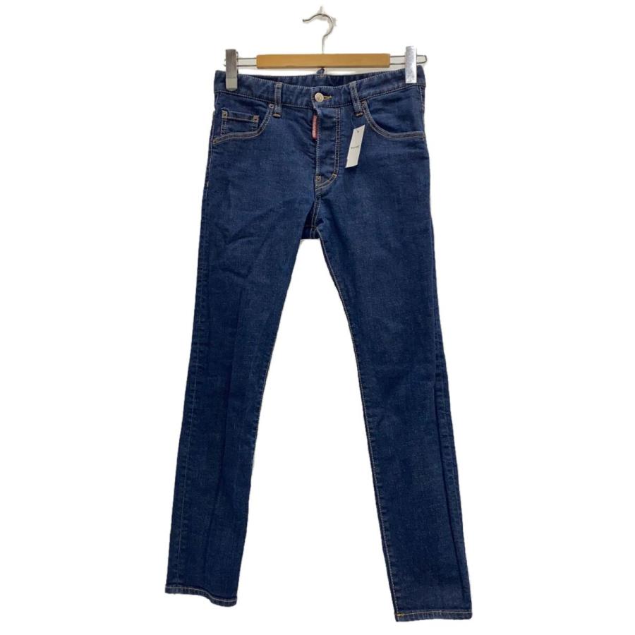 DSQUARED2◇PLAIN DARK WASH SKATER/スキニーパンツ/44/デニム