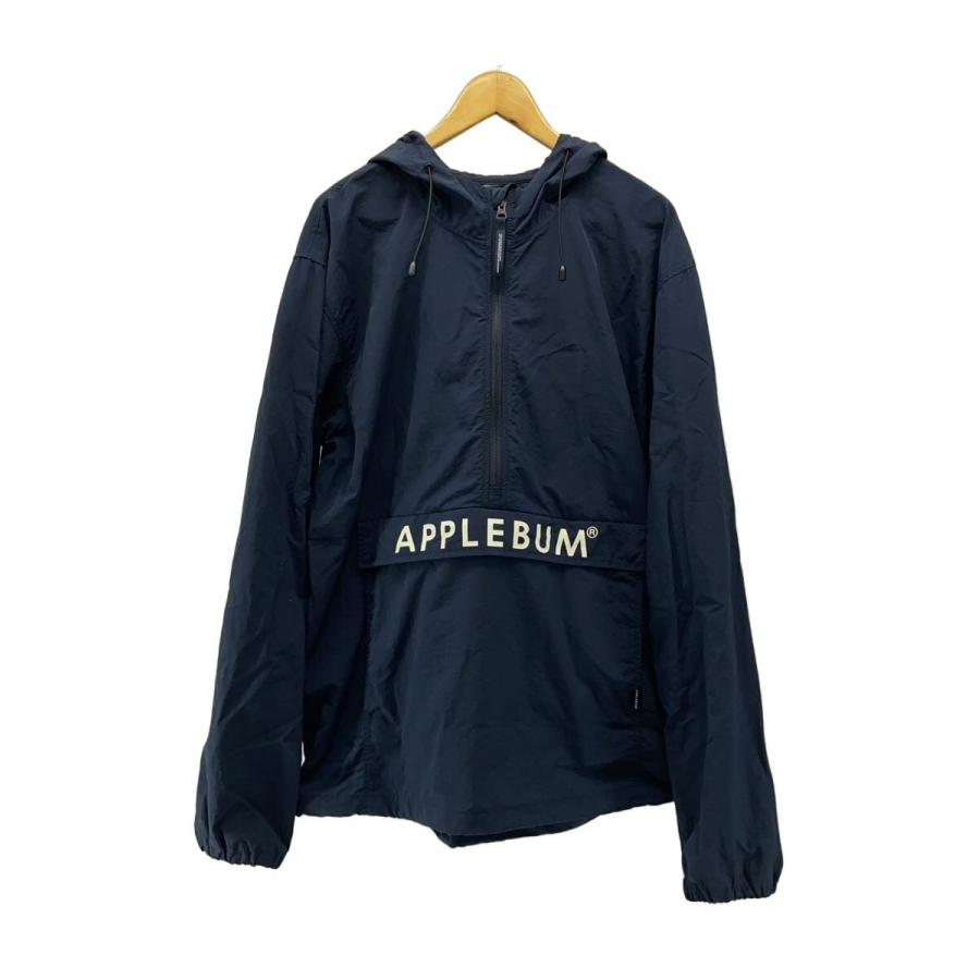 APPLEBUM◇アップルバム/パーカー/XL/ナイロン/無地/ネイビー