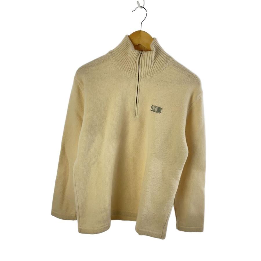 MAISON KITSUNE◇ハーフジップ/ニット・セーター(厚手)/S/ウール