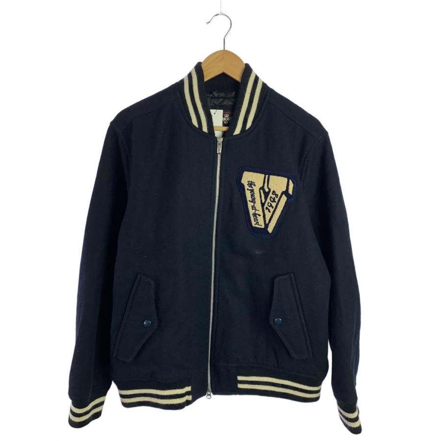 VAN◇スタジャン/LL/ウール/ネイビー/JW-12510 : セカンドストリート