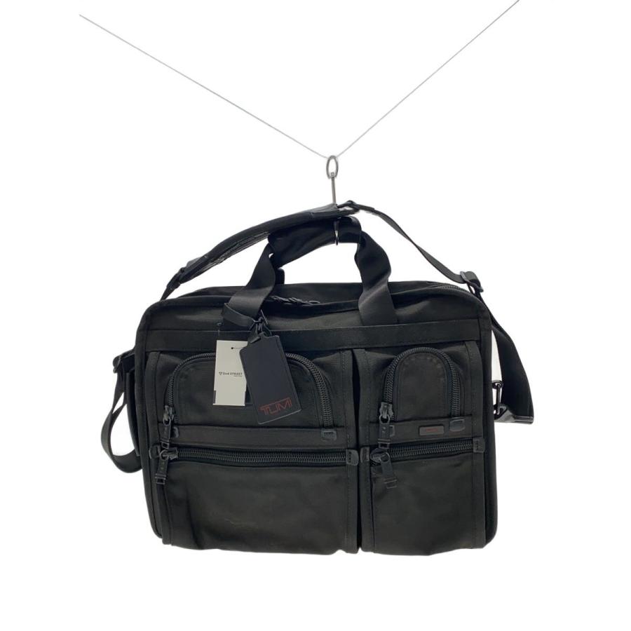 TUMI◇DH ALPHA/3WAY/ブリーフケース/ナイロン/BLK/26180DH