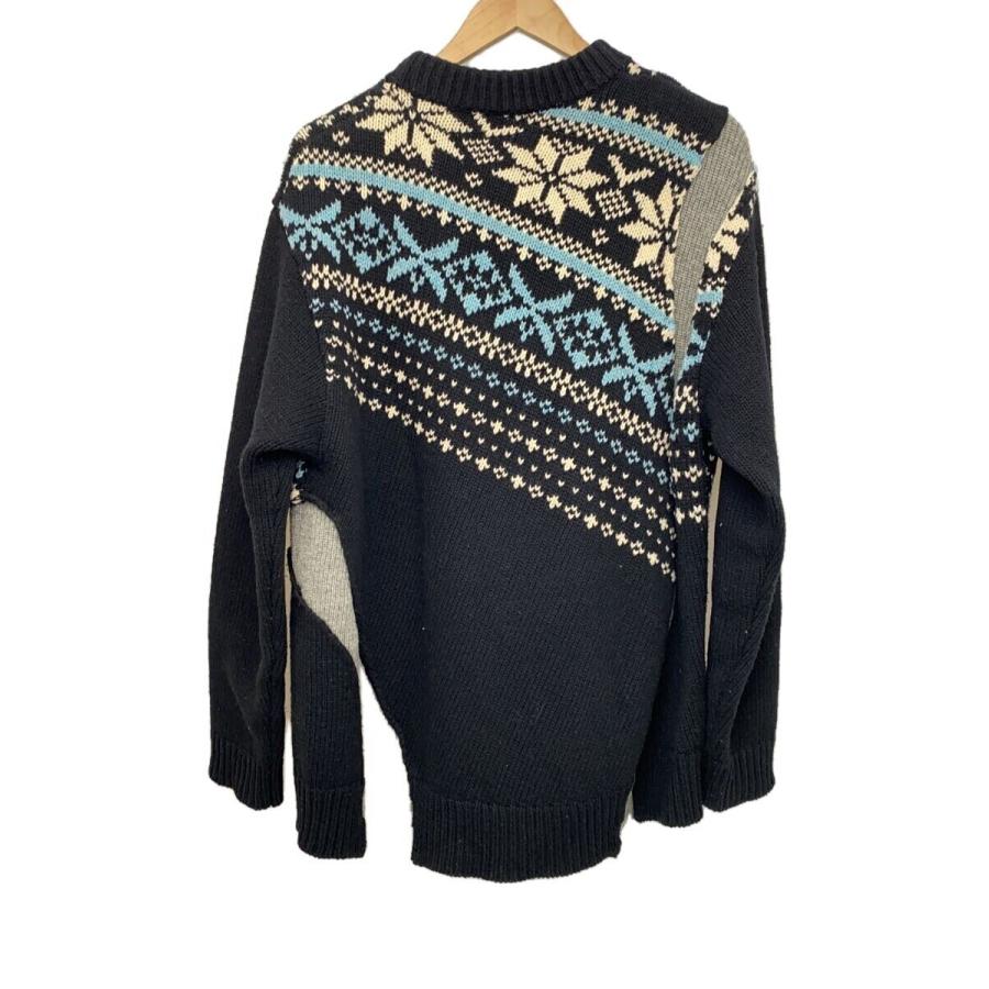 YUKI HASHIMOTO◇ニット・セーター(厚手)/44/ウール/BLK/222-01-0501