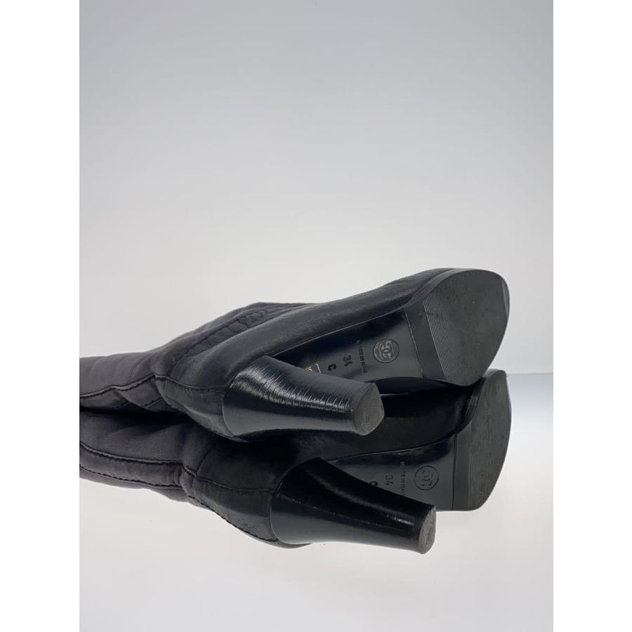 CHANEL◇ココマーク/ムートン/ブーツ/34/GRY : セカンドストリート