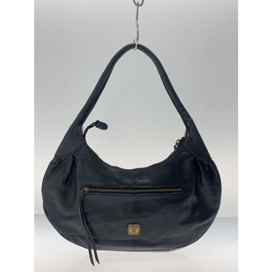 ANNA SUI◇バタフライ刺繍/Y2K/レザー/BLK// : セカンドストリート