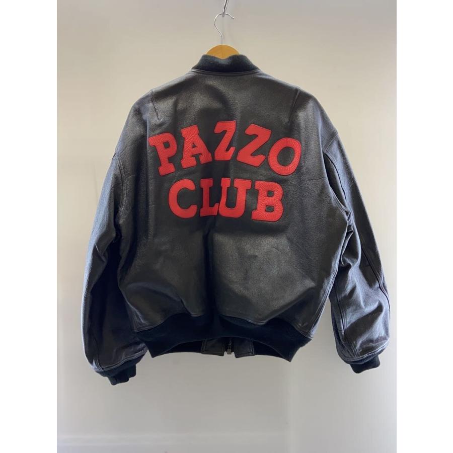 PAZZO◇スタジャン/--/牛革/BLK : セカンドストリートYahoo!店 - 通販