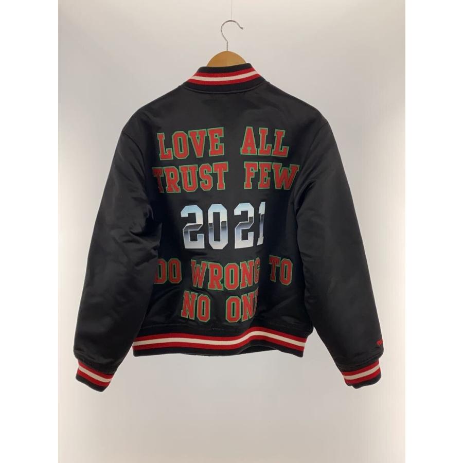 Supreme◇Satin Varsity Jacket/スタジャン/M/ポリエステル/BLK