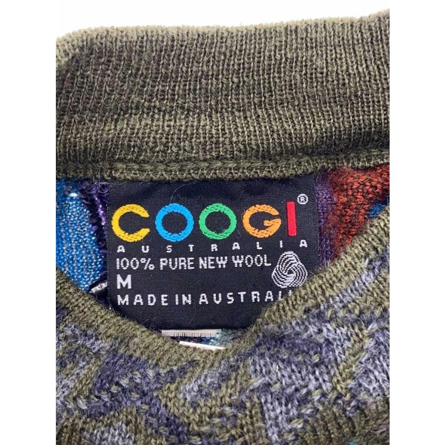 COOGI◇3Dニット/オーストラリア製/90s/M/ウール/マルチカラー